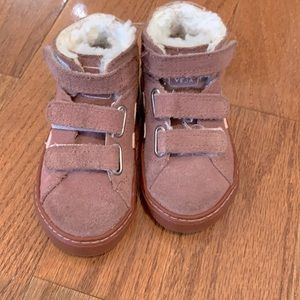 Veja shearling lined sneakers